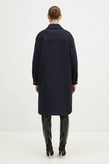 Яке MAISON KITSUNÉ Maison Kitsune Workwear Wool Shirt Jacket Синьо | NW02211WM0026, 2