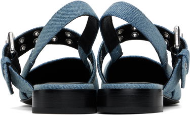 Облекло rag & bone rag & bone Astra Slingback Ballerina Flats Синьо | WFF24SF002UB2, 1