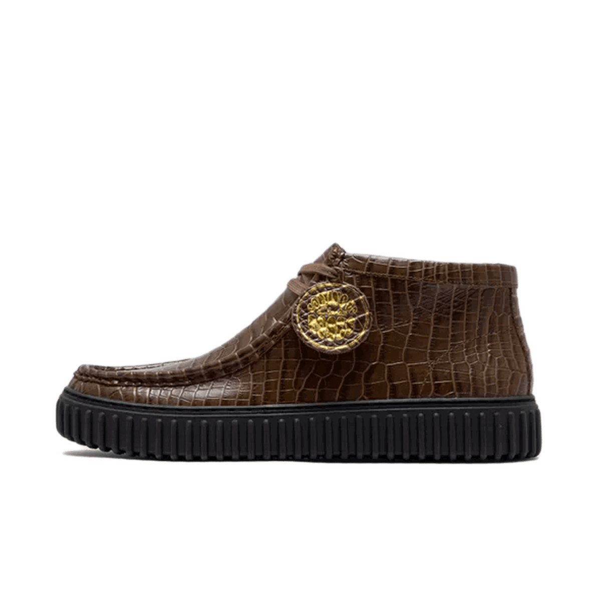Кецове и обувки Clarks Martin Rose x Pleasures x CUR Torhill Hi "Brown Croc" Кафяво | 261809727, 0