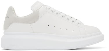 Кецове и обувки Alexander McQueen Oversized Sneakers "White & Off-White" Бяло | 553680WHGP7, 0