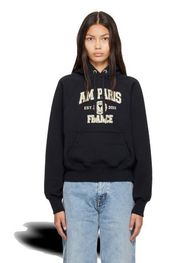 Суитчър AMI Paris France Hoodie Черно | USW210.747