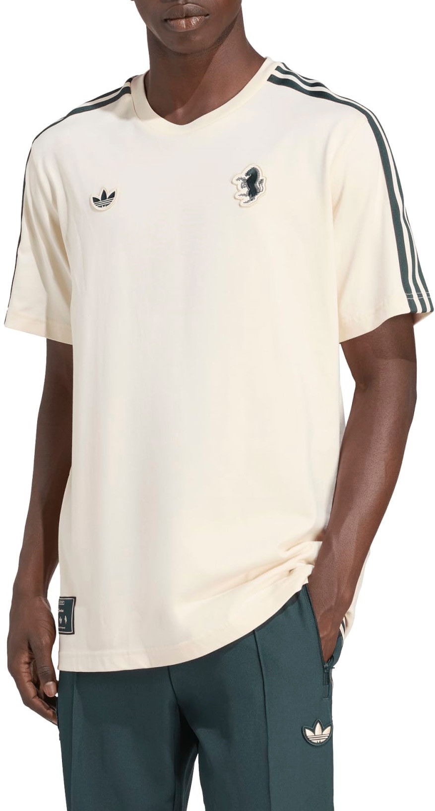 Тениска adidas Originals Juventus Icon T-Shirt Бежово | JM9453, 1