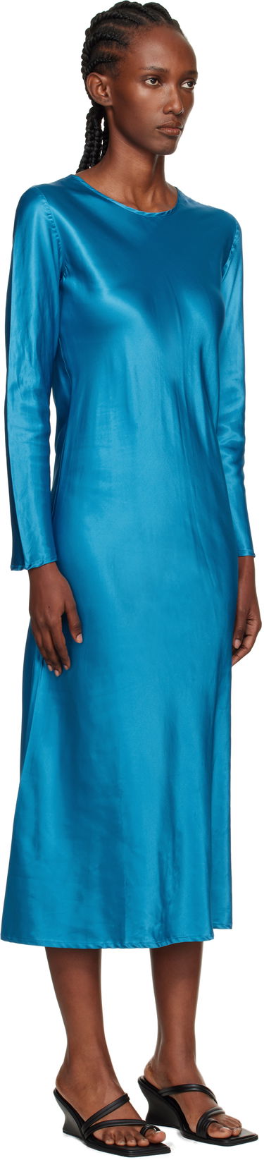 Pокля Baserange Baserange Dydine Maxi Dress Синьо | DRDYT-EV-AU25, 1