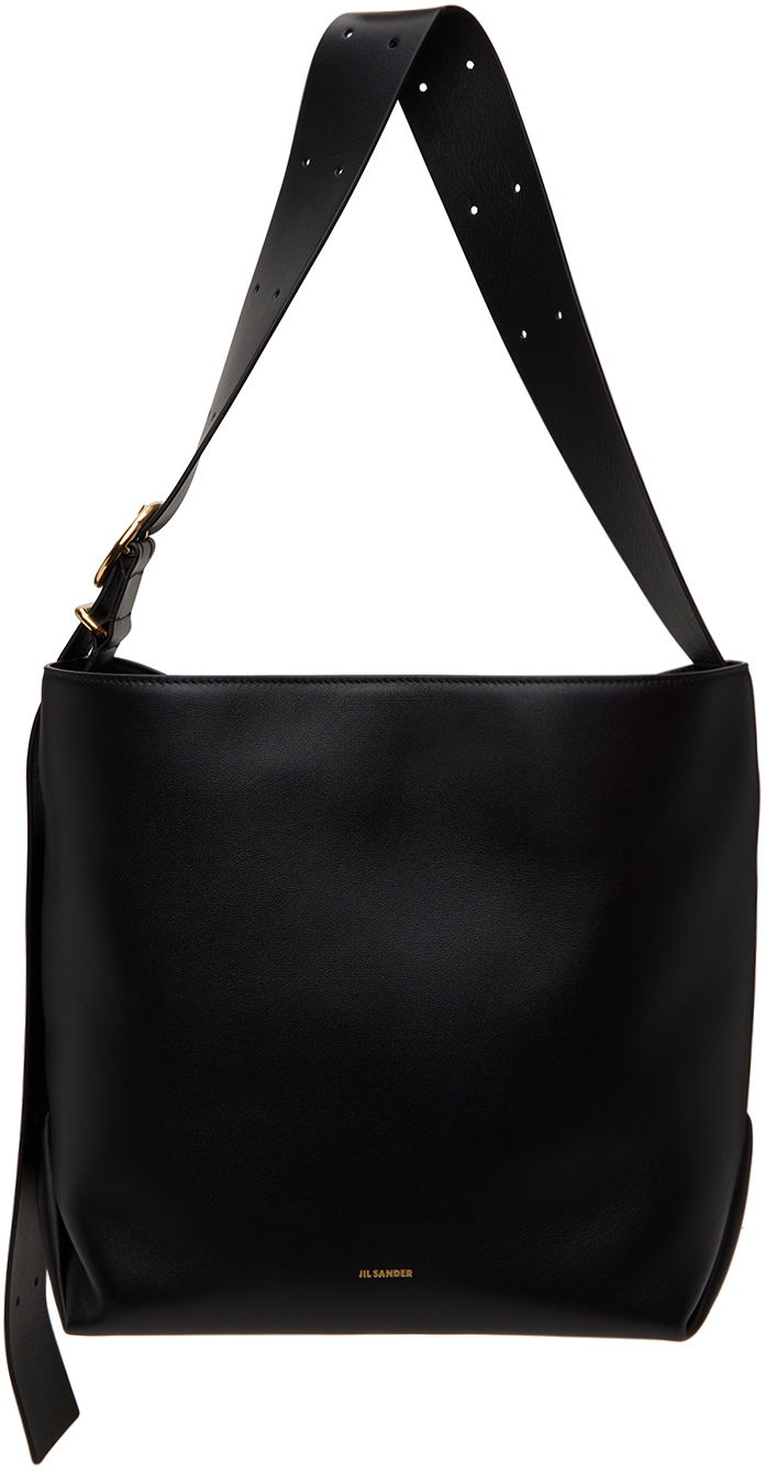 Голяма пазарска чанта Jil Sander Medium Tote Bag Черно | J07ZH0026_P6581, 0