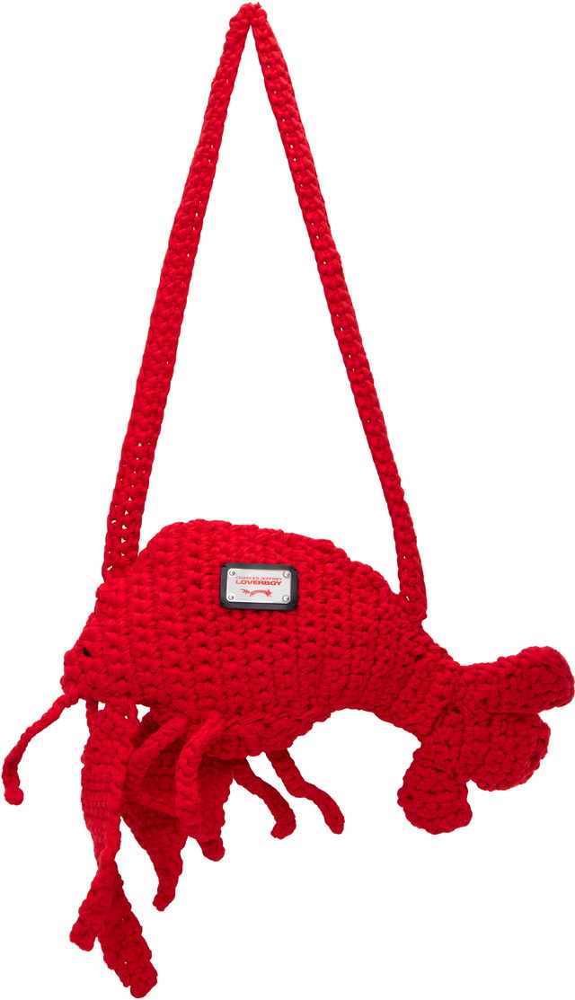 Charles Jeffrey LOVERBOY Crochet Lobster Shoulder Bag