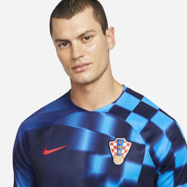 Фланелка Nike Croatia 2022/23 Stadium Away Dri-FIT Football Shirt Синьо | DN0683-498, 1