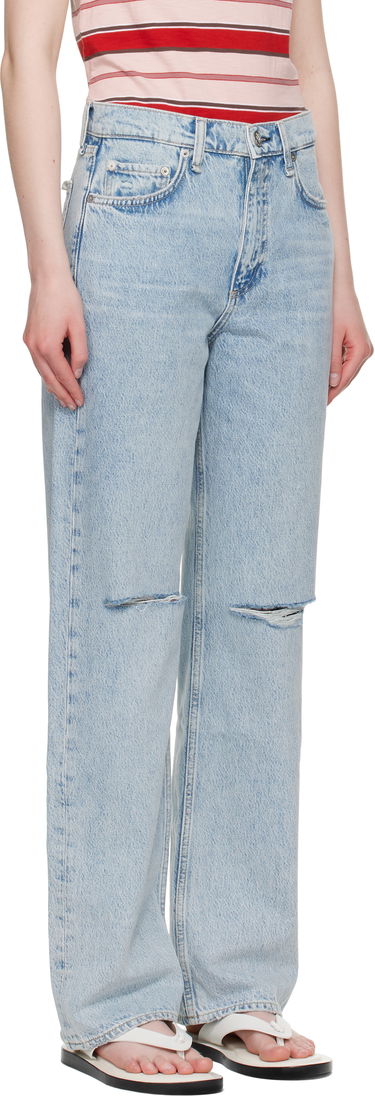 Дънки rag & bone rag & bone Shea Relaxed High Rise Jeans Синьо | WDD25P1006RGCH, 1