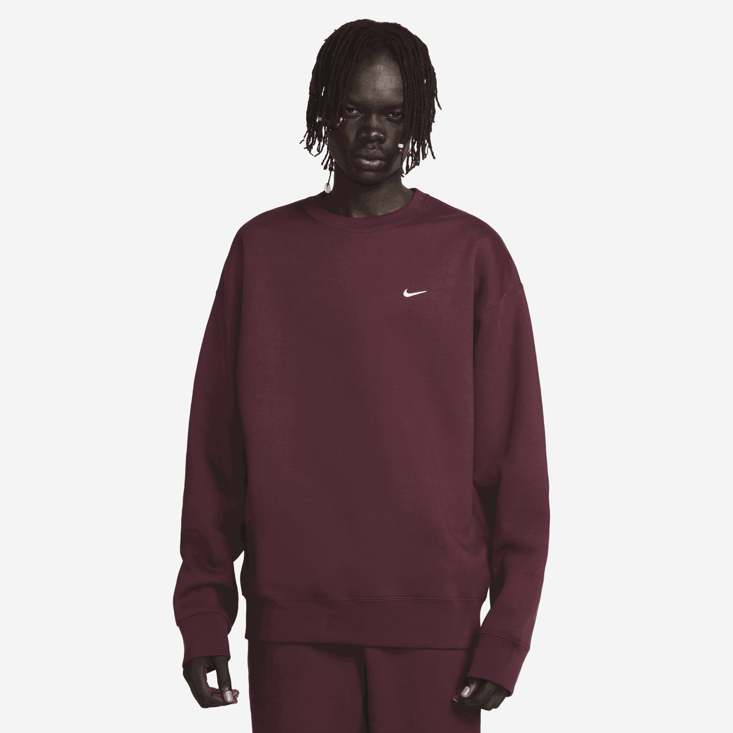 Суитчър Nike Solo Swoosh Бургунди | DX1361-681, 0