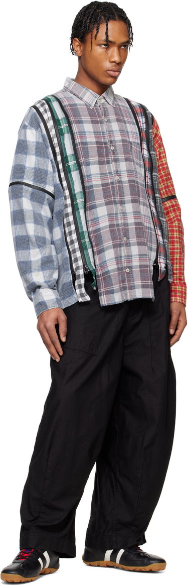 Риза Needles NEEDLES 7 Cuts Zipped Flannel Shirt Многоцветен | QV394, 3