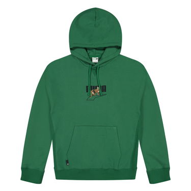 Суитчър Puma DOWNTOWN Graphic Hoodie Зелено | 538244 37, 1