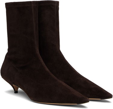 Кецове и обувки The Row Black Liisa Boots Черно | F1545-S11, 3
