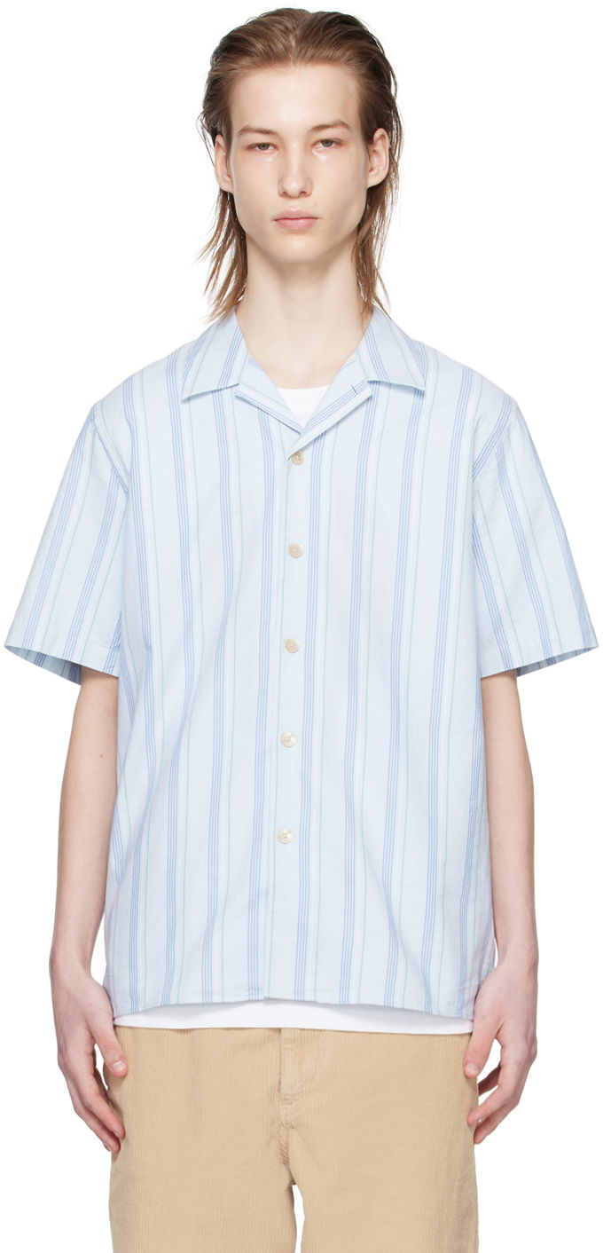 Риза Paul Smith PS Paul Smith Stripe Vacation Shirt Синьо | M2R-695U-M21996-41, 0