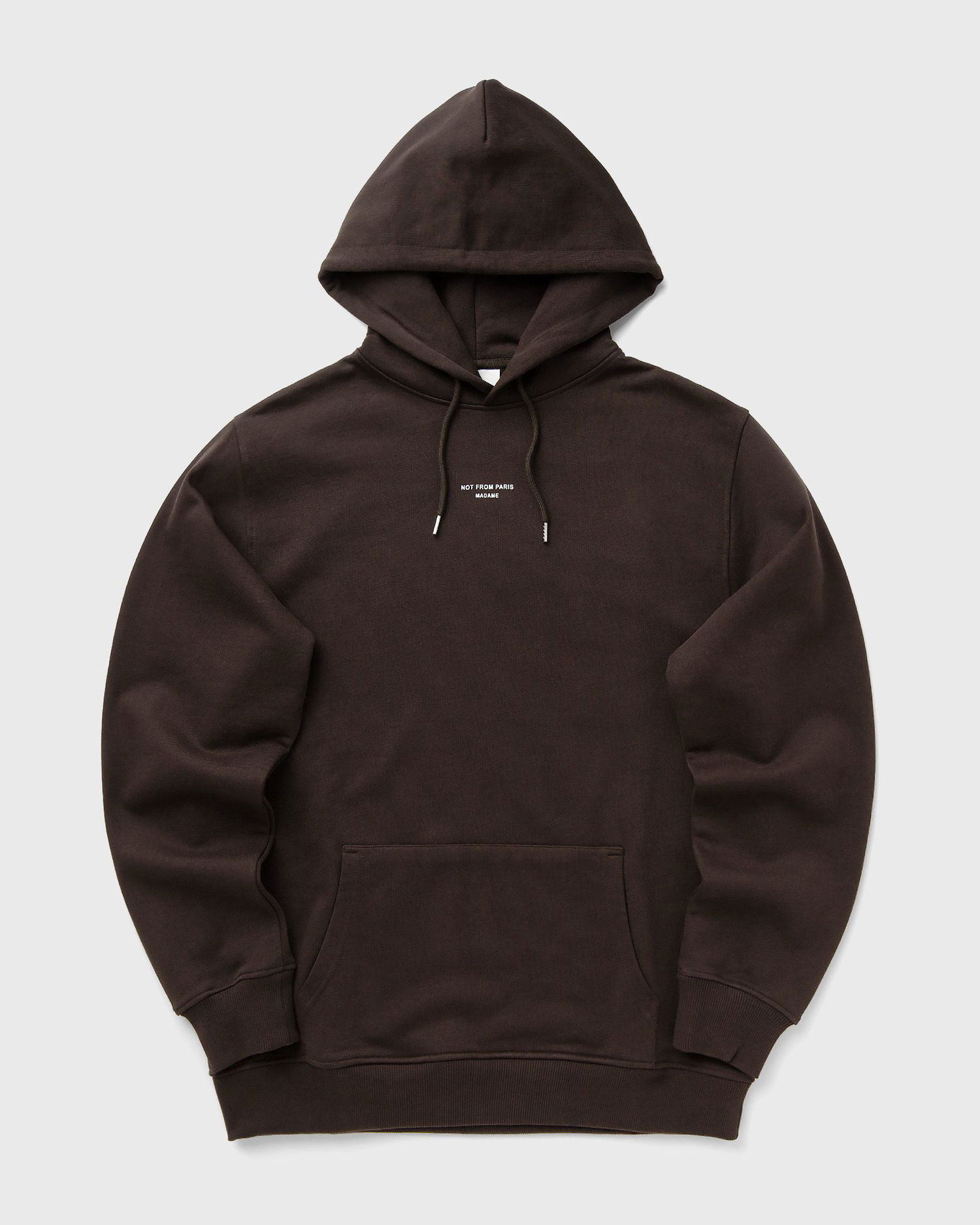 Суитчър Drôle de Monsieur Classic Slogan Hoodie Кафяво | I-HO161-CO127-DBN, 0