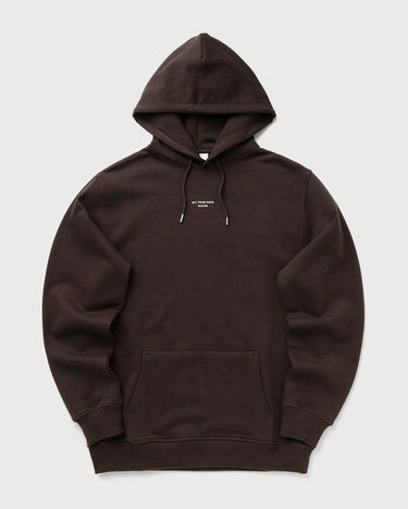 Суитчър Drôle de Monsieur Classic Slogan Hoodie Кафяво | I-HO161-CO127-DBN, 0