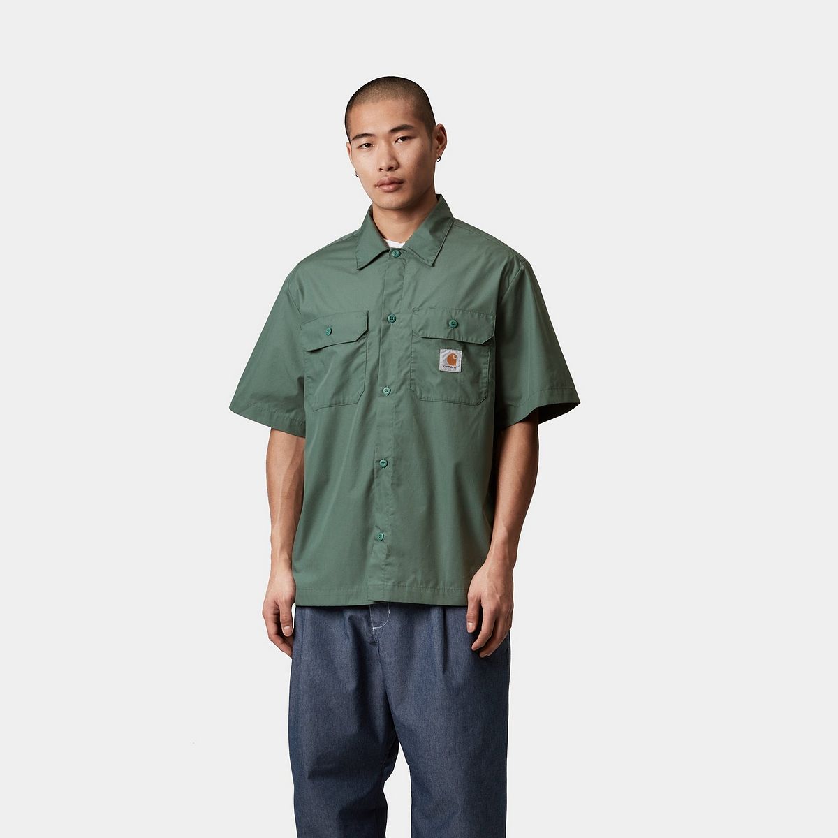 Риза Carhartt WIP Carhartt WIP Craft Short Sleeve Shirt Зелено | I035232_9, 0