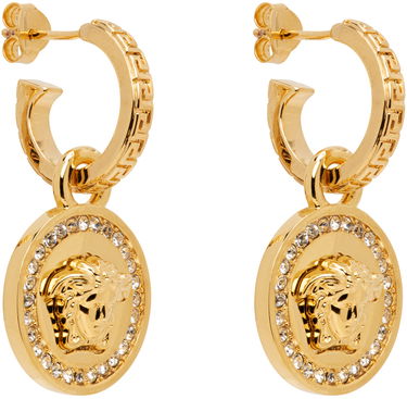 Обеци Versace Medusa Earrings Бежово | DG2D748_DJMX, 1