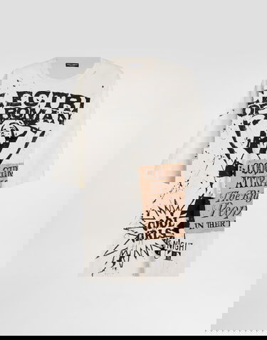 Тениска Dolce & Gabbana Dolce & Gabbana Oversized Printed Jersey T-Shirt Бяло | F8V93TGDDH8S9000, 0