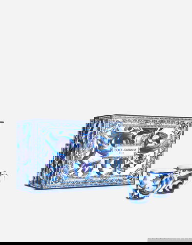 Домашен декор Dolce & Gabbana Casa Gift Box With 2 Porcelain Mugs Синьо | TC0S21TCM09UB005, 0