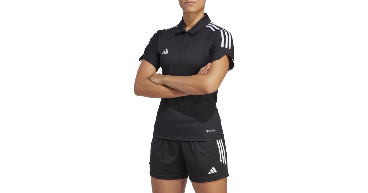 Поло тениска adidas Originals Tiro 23 League Polo Shirt Черно | hs3584, 1