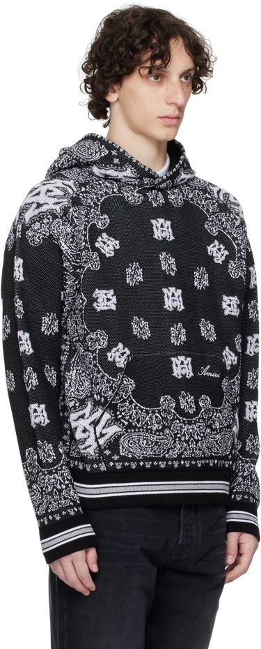 Суитчър AMIRI Bandana Hoodie Черно | AMKNHD1004, 1