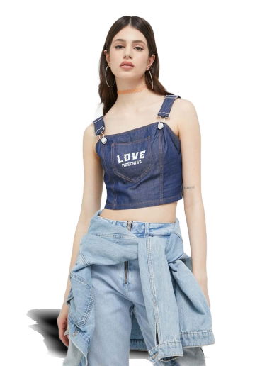 Потник Moschino Love Tank Top Тъмно синьо | W.C.E77.01.T.174A