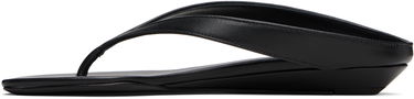 Pокля Loulou de Saison Loulou de Saison Coda Nappa Leather Wedge Sandals Черно | CODA, 2