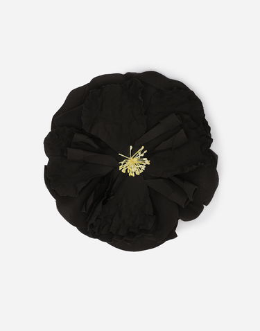 Значка Dolce & Gabbana Black Flower Brooch Черно | GY008AGH869S8000, 0