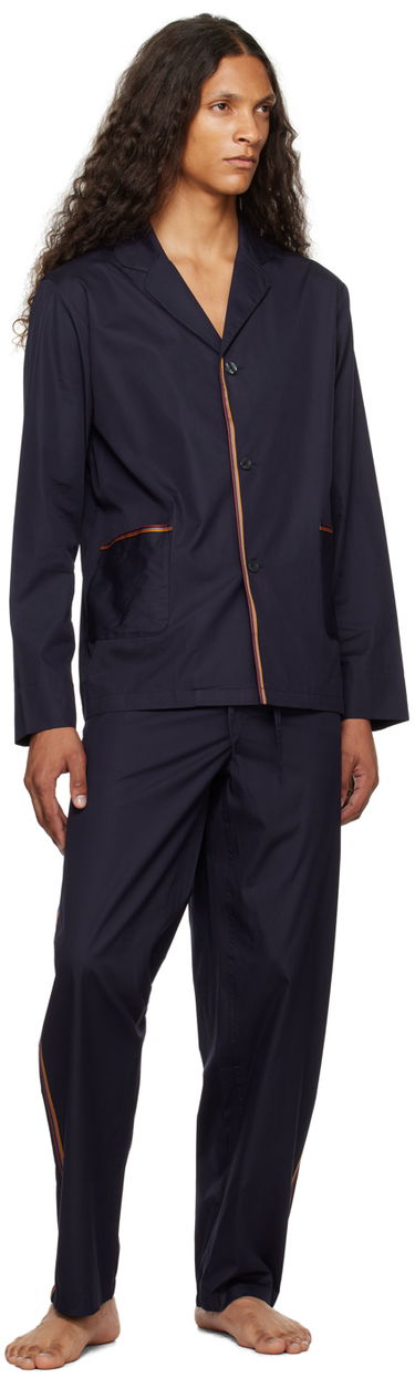 Пижама Paul Smith Paul Smith Artist Stripe Pajama Set Тъмно синьо | M1A-2871P-A00944-49, 4
