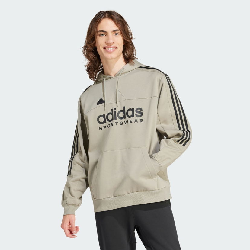 Суитчър adidas Performance Sportswear House of Tiro Sportswear Hoodie Сиво | IV8125