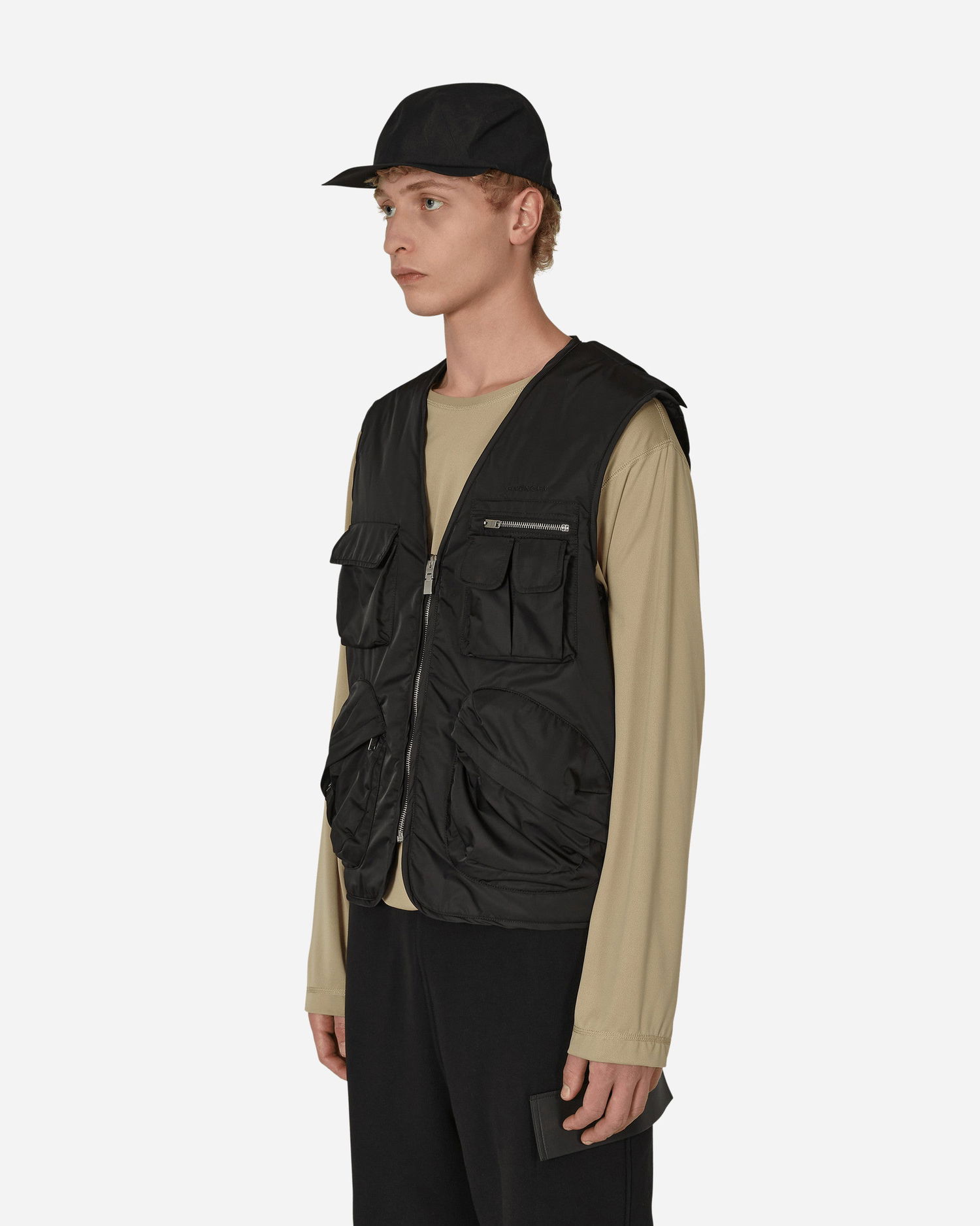 Жилетка Givenchy Multipockets Nylon Vest Черно | BM00Z613YT 001, 1