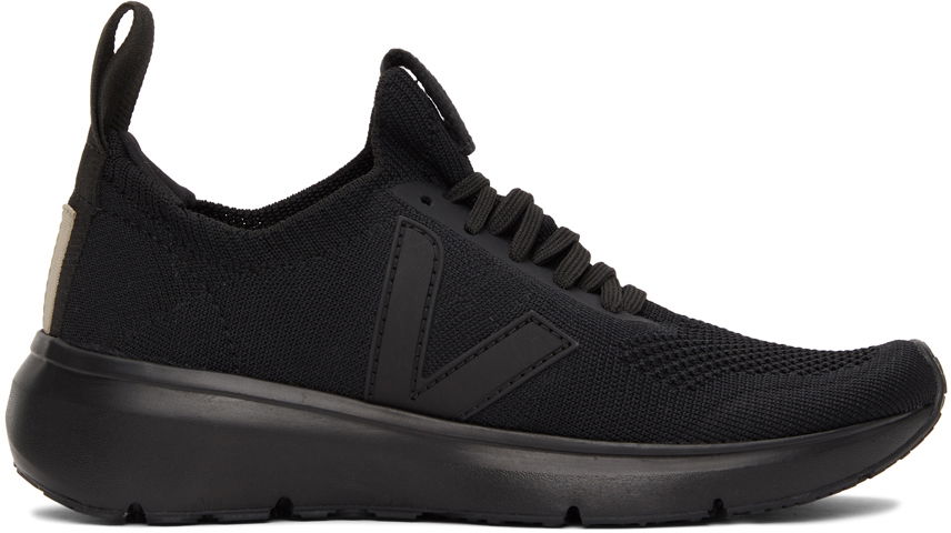 Кецове и обувки Rick Owens Black Veja Edition Runner Style 2-V Черно | VW21S6800 KVE, 0