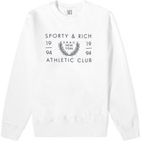 Пуловер Sporty & Rich SRAC Crew Sweat Бяло | CRAW2334WH, 1