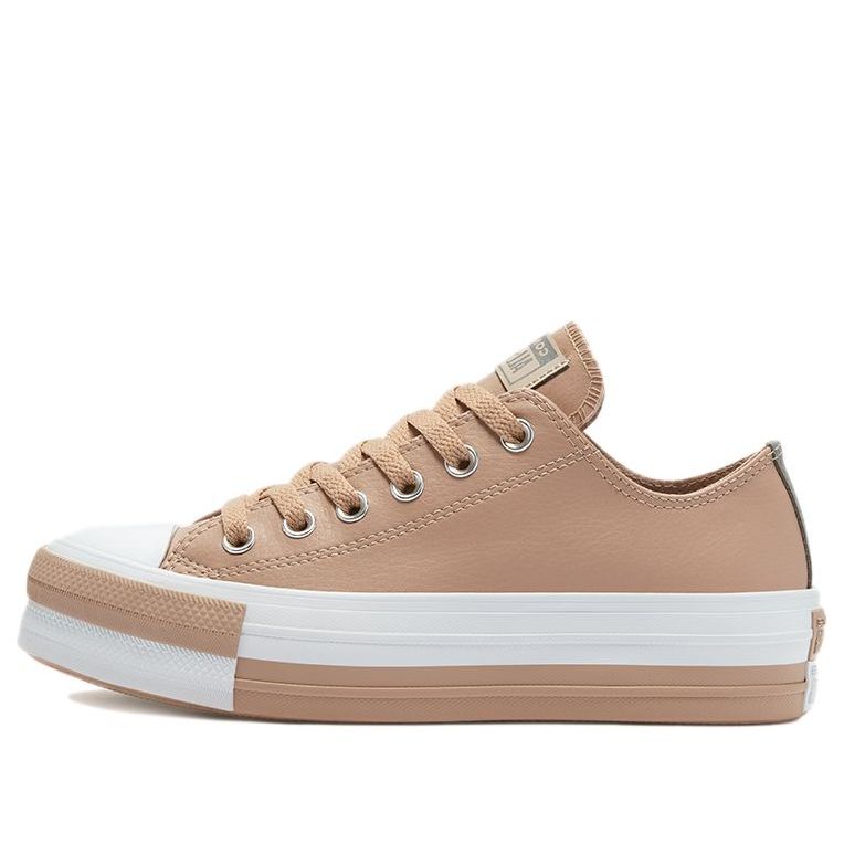 Кецове и обувки Converse CTAS Double Stack Lift Ox Бежово | 569429C, 0