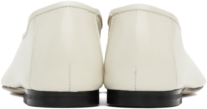 Кецове и обувки BY FAR Prudence Creased Ballerina Flats Бяло | MWFFC005LL002WH020PL, 1