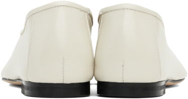 Кецове и обувки BY FAR Prudence Creased Ballerina Flats Бяло | MWFFC005LL002WH020PL, 1