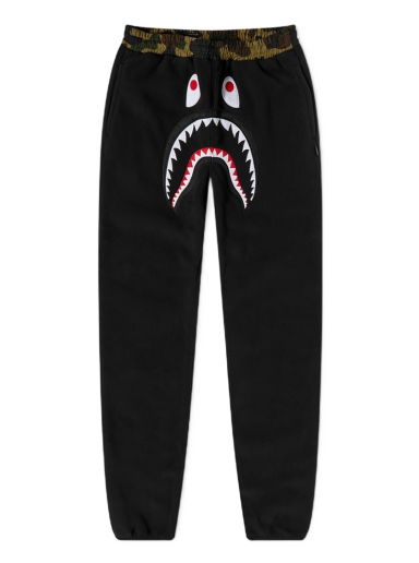 Панталони BAPE 1st Camo Shark Polartec Pant Black Черно | 001PTH802507L-BLK