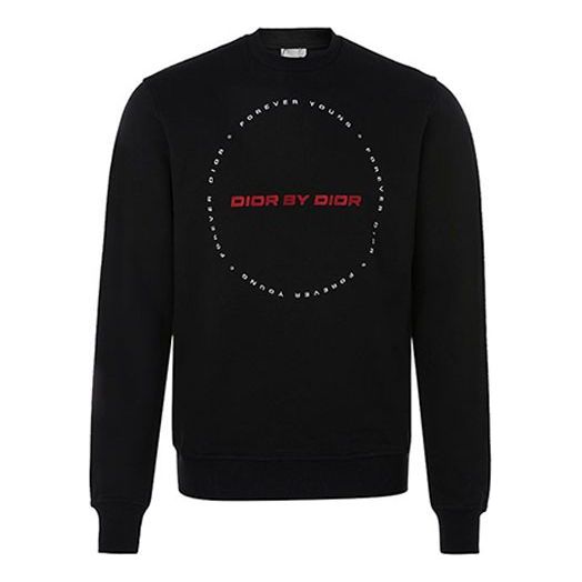 Пуловер Dior Embroidered Long Sleeves Pullover Черно | 333J666-W5864-980