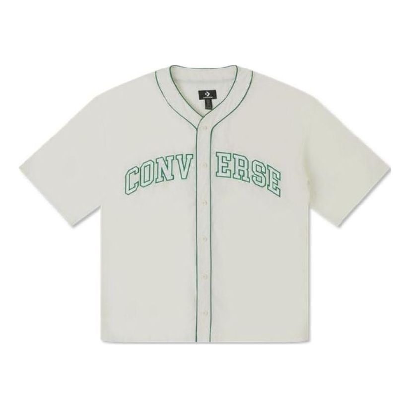 Тениска Converse Baseball Jersey Shirt Бяло | 10027220-A01