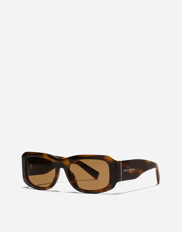 Слънчеви очила Dolce & Gabbana Dolce & Gabbana Lusso Sartoriale Rectangle Sunglasses Кафяво | VG4503VP3739V000, 2