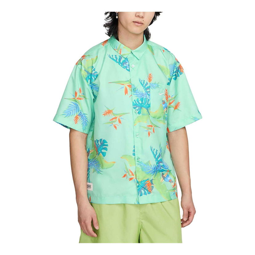 Риза Nike Sportswear Dri-Fit Short-Sleeve Shirt Зелено | FQ0348-349