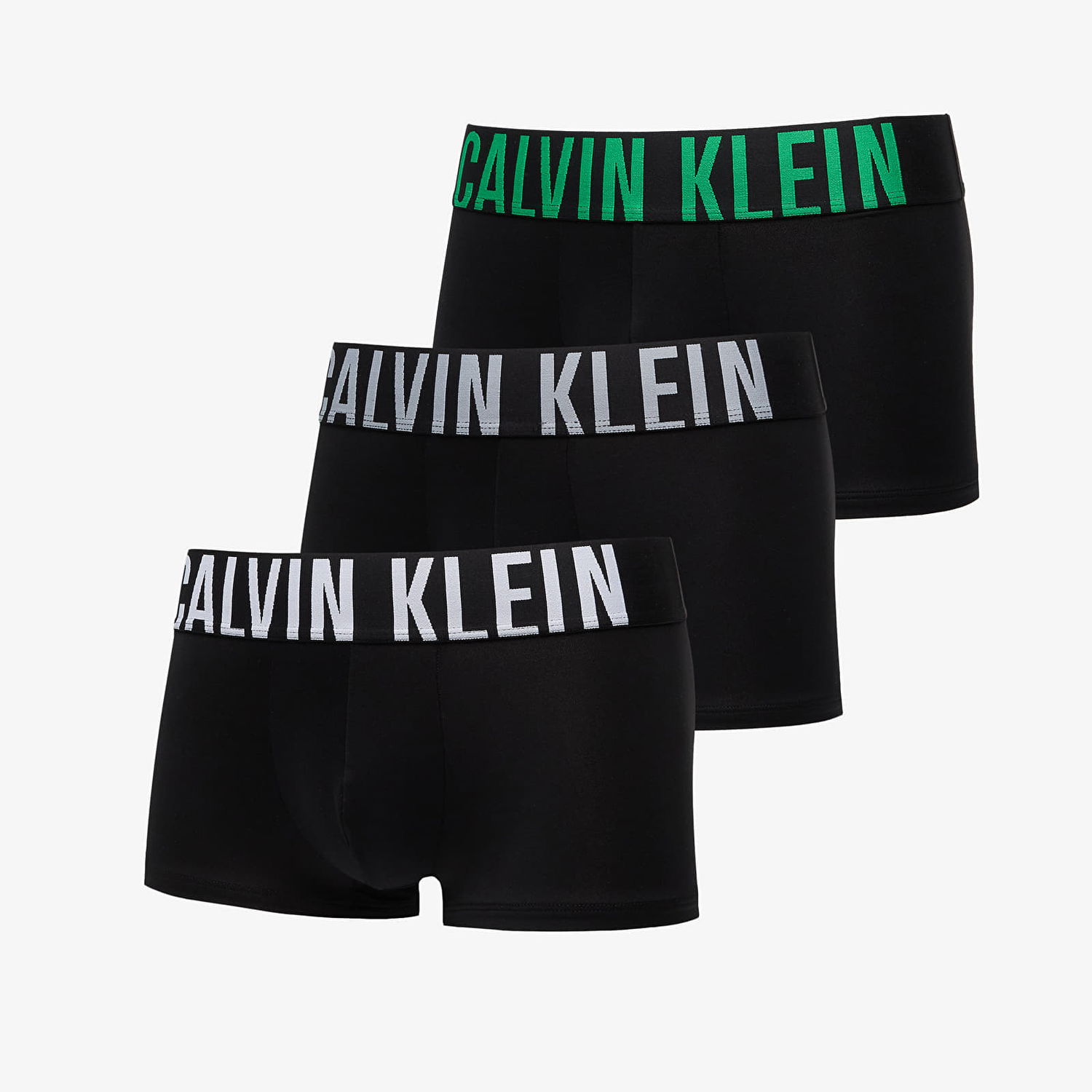 Боксерки CALVIN KLEIN Intense Power Microfiber Stretch Low Rise Trunk 3-Pack Black Черно | 000NB3611A VPA, 0