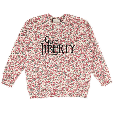 Пуловер Gucci x Liberty London Floral Sweatshirt Розово | 0047 200000106XLLF PINK, 0