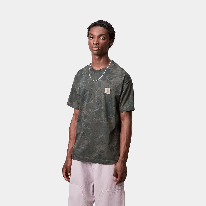 Тениска Carhartt WIP Carhartt WIP Camo Combi Short Sleeve T-Shirt Зелено | I035859_9