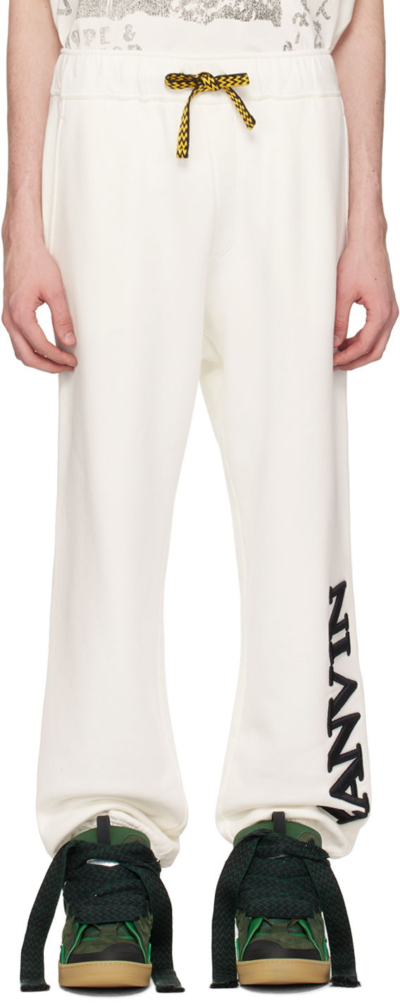 Спортни панталони LANVIN Future Edition Sweatpants Бяло | RU-TR0060-J115-P24, 0
