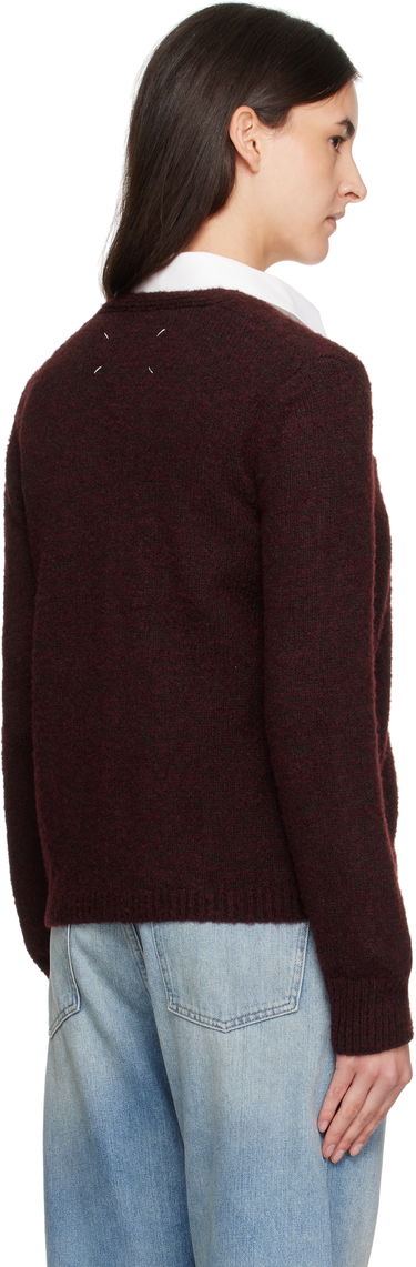 Пуловер Maison Margiela Maison Margiela Wool Cardigan Бургунди | S51HP0023 M13154, 2