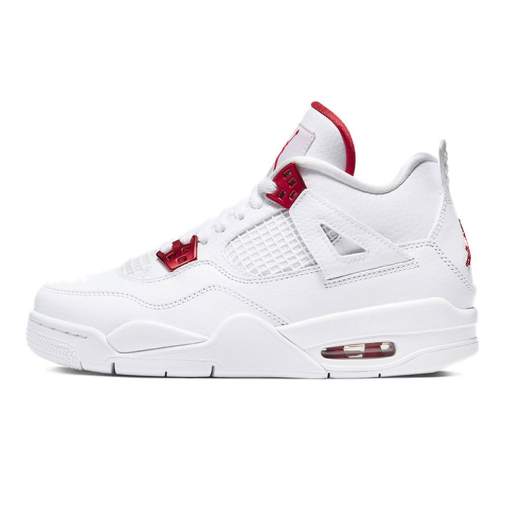 Кецове и обувки Jordan Air Jordan 4 Retro GS "Red Metallic" Бяло | 408452-112, 0