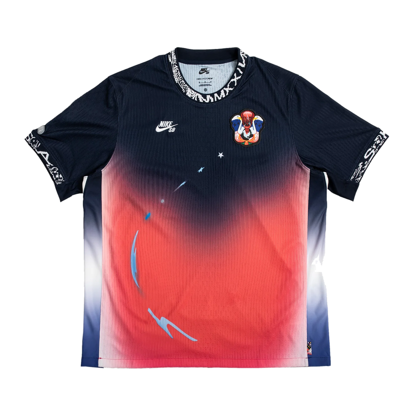Фланелка Nike SB Team USA Dri-FIT ADV Short-Sleeve Jersey Синьо | FZ4066-451