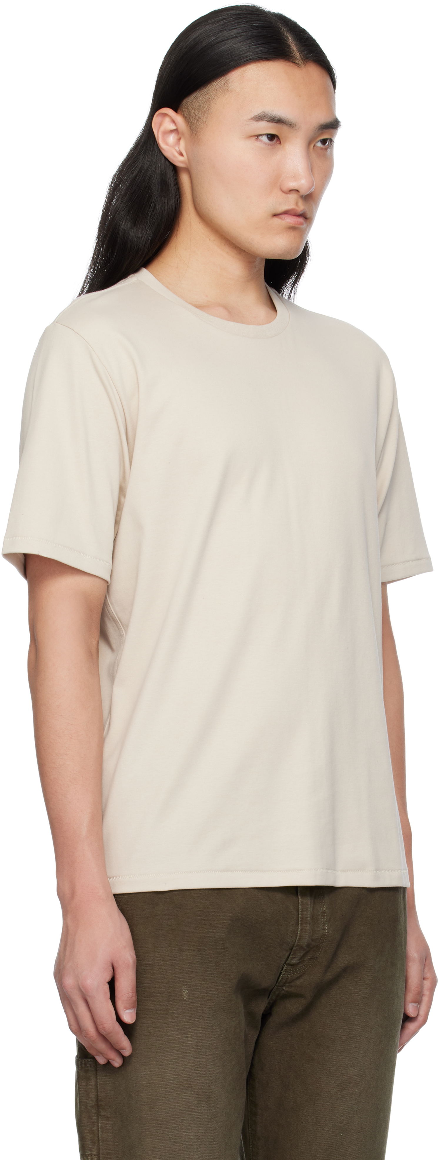 Тениска rag & bone rag & bone Pima Cotton T-Shirt Бежово | MBC24HT019W319, 1