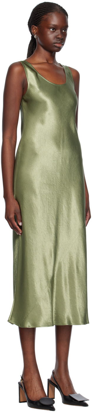 Pокля Max Mara Max Mara Talete Midi Slip Dress Зелено | 2416221078600, 1
