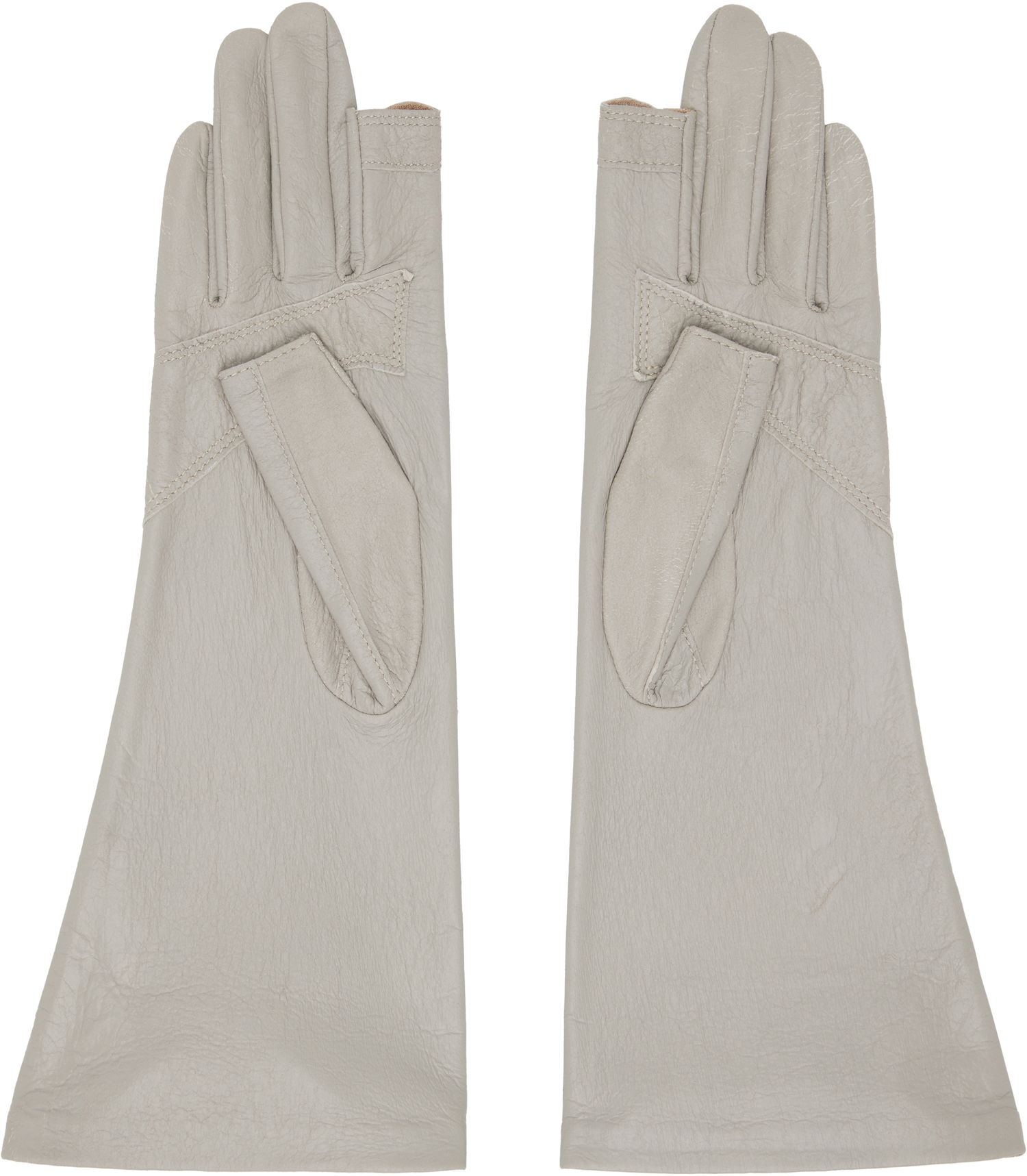 Ръкавици Rick Owens Porterville Short Gloves Бяло | RO02D3451 LBA, 1